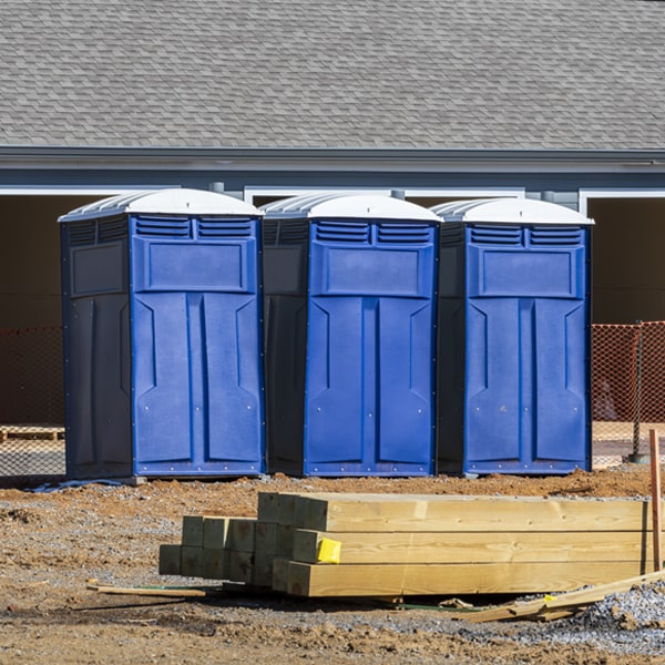 is there a specific order in which to place multiple portable restrooms in Peotone IL